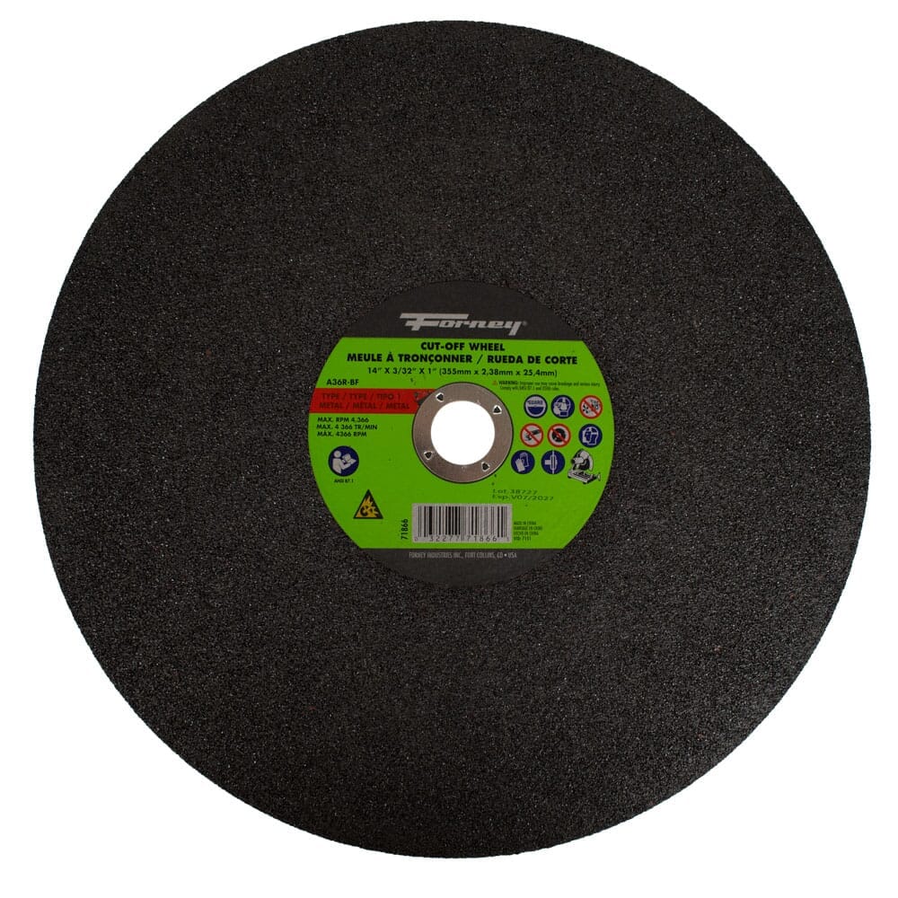 71866 Cutting Wheel, Metal, Type 1